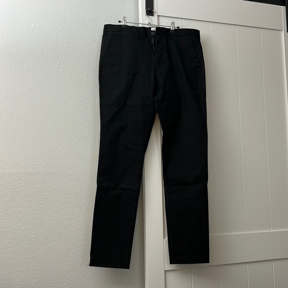 Black GAP chino pants size 36x34